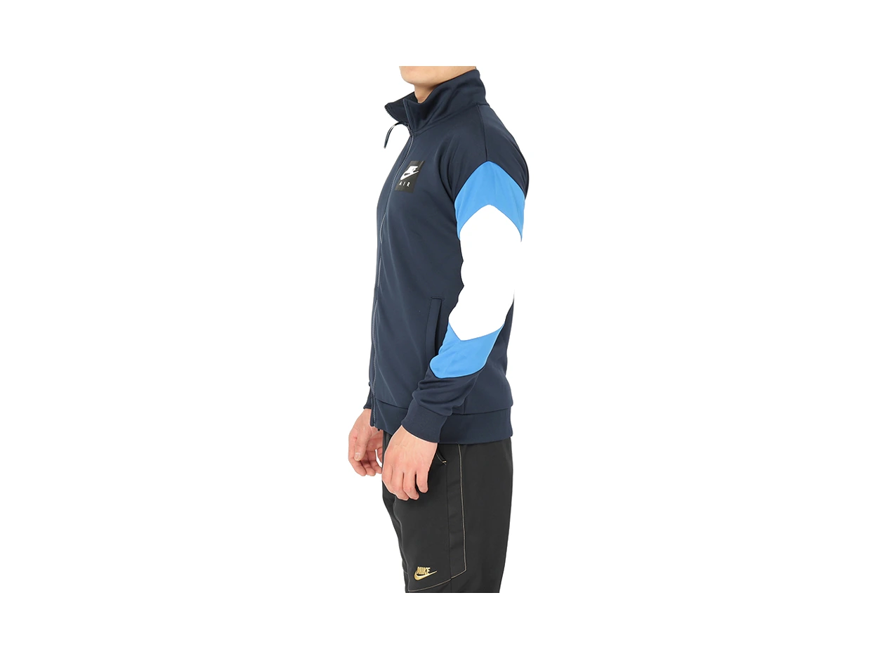 Nike Jackets Dark Blue Stand Collar