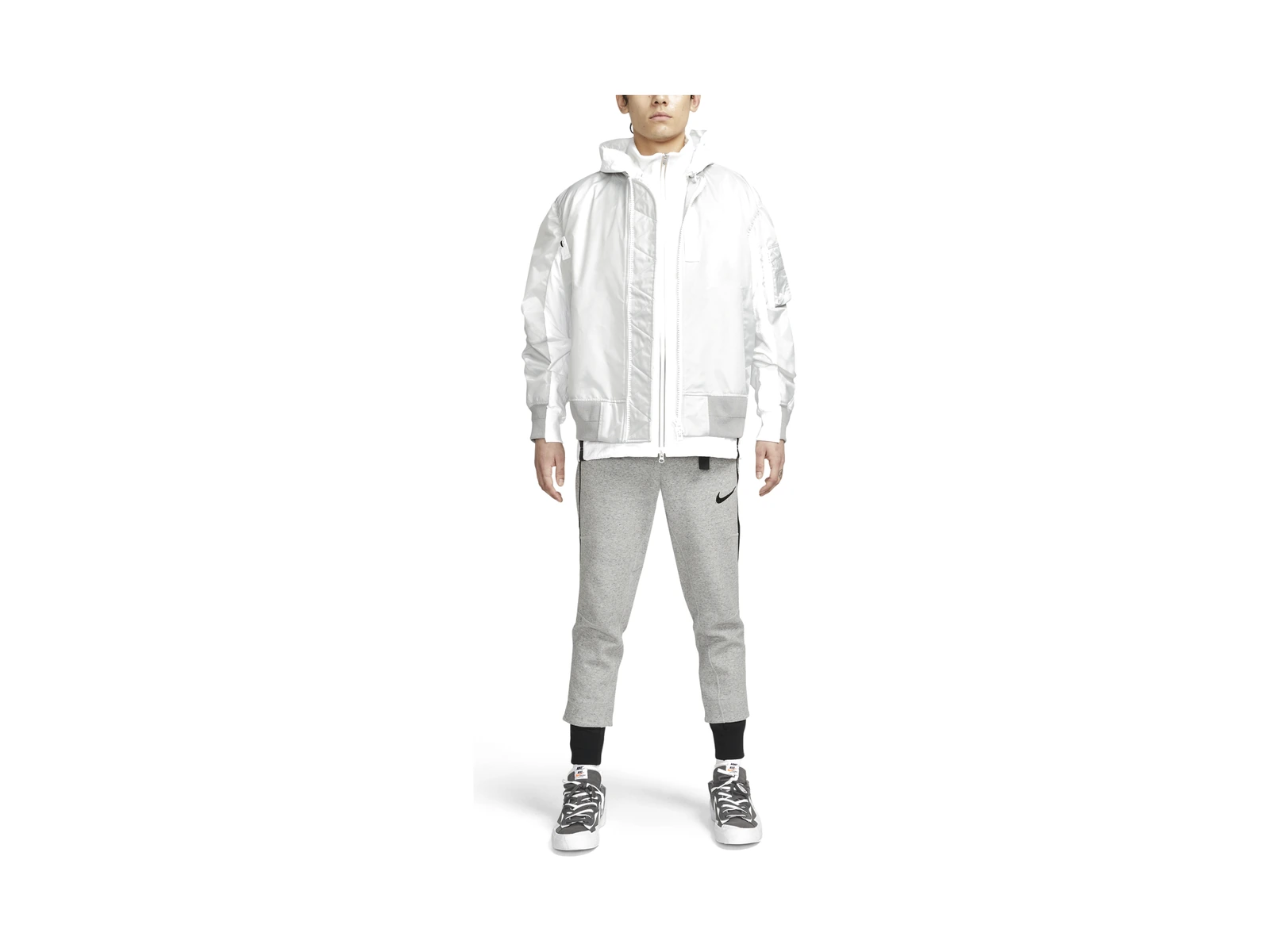 Nike x Sacai Layered Bomber Jacket