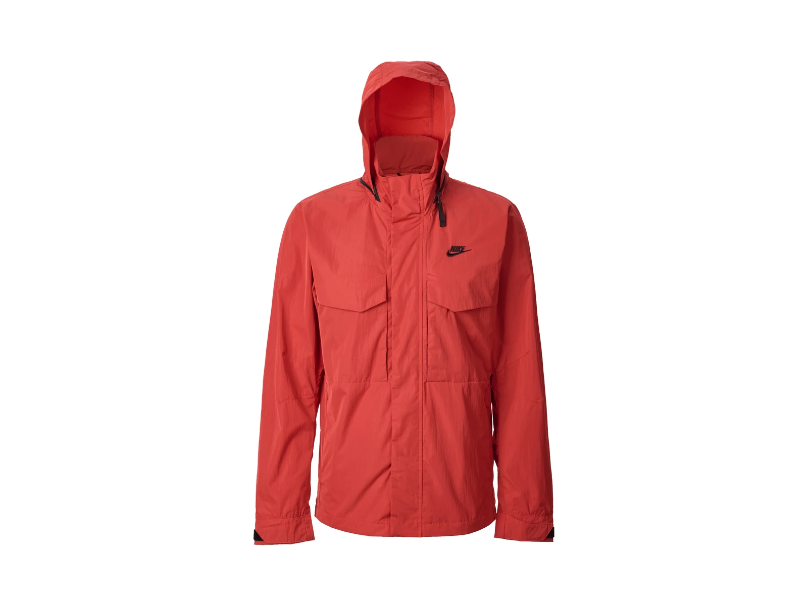 Nike Jackets Red Hooded Moderate Other