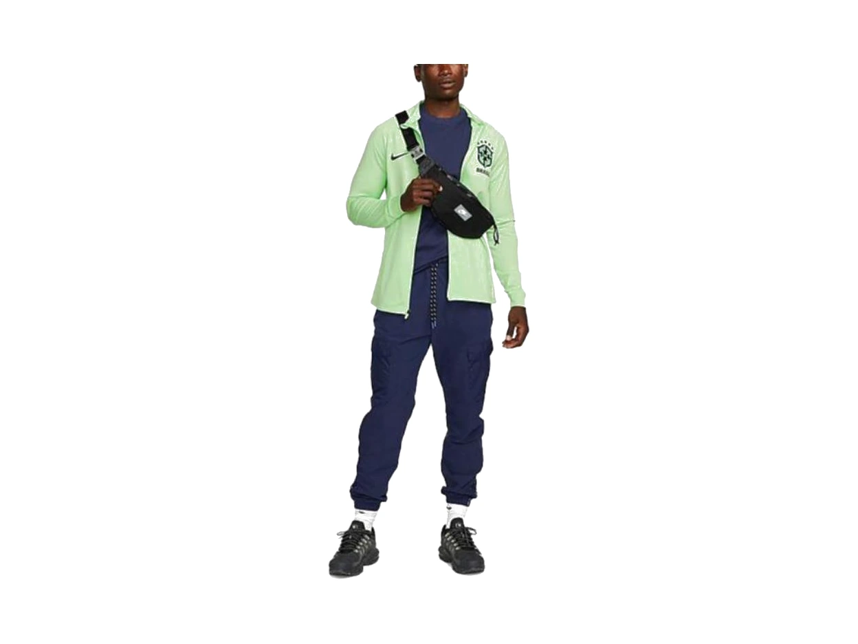 Nike Jackets Green Stand Collar Moderate
