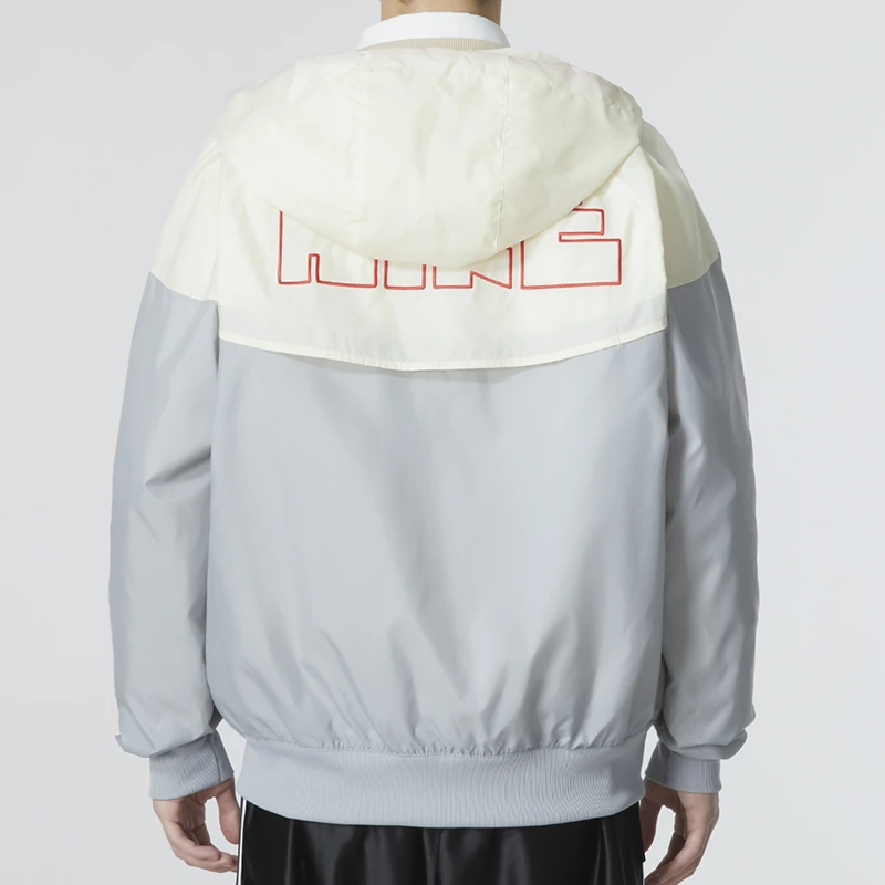 Nike Jackets Light Gray Hooded Moderate