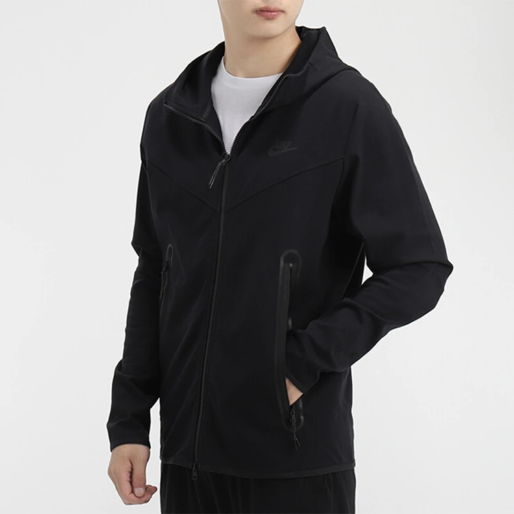 Nike Jackets Black Hooded