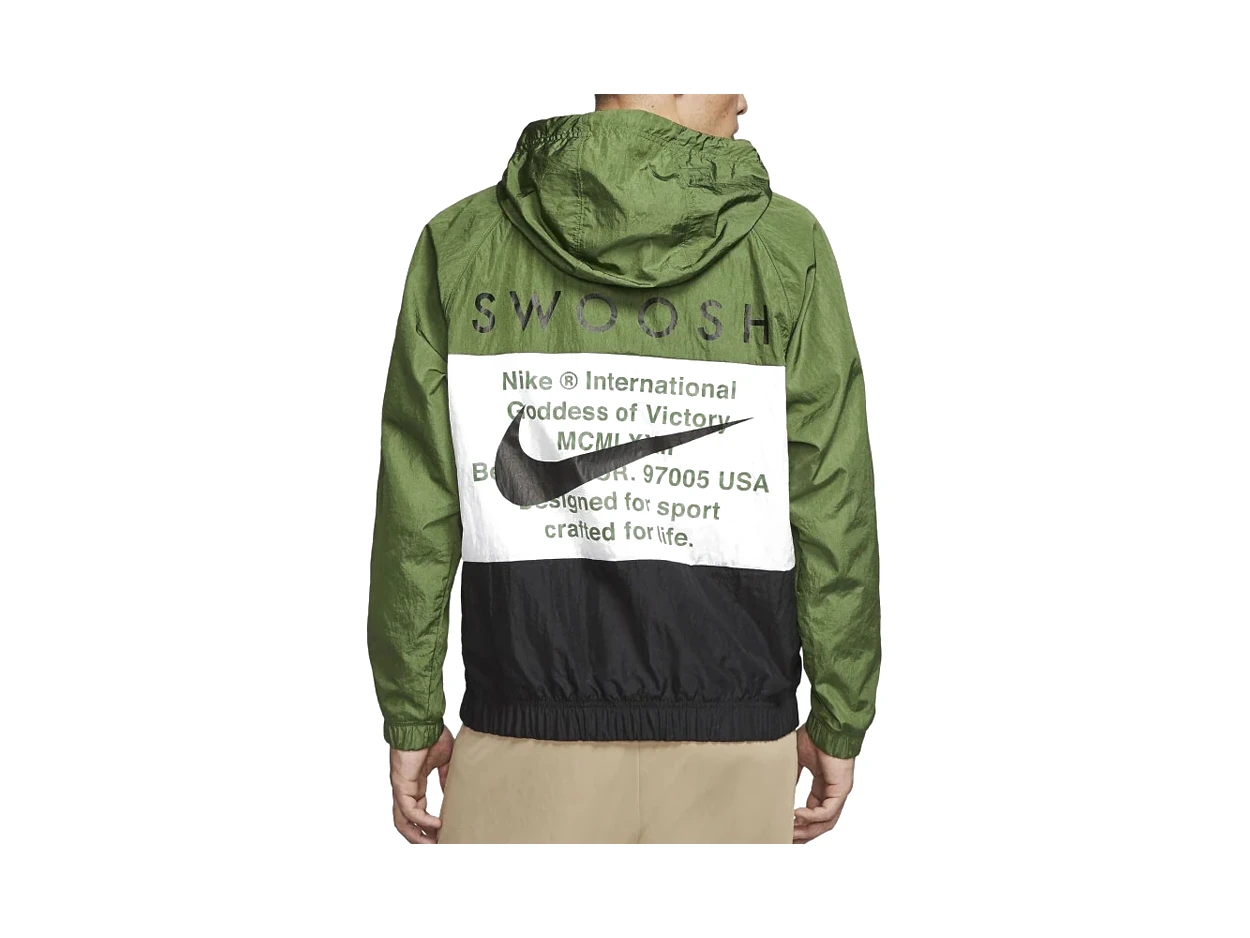 Nike Jackets Green Hooded