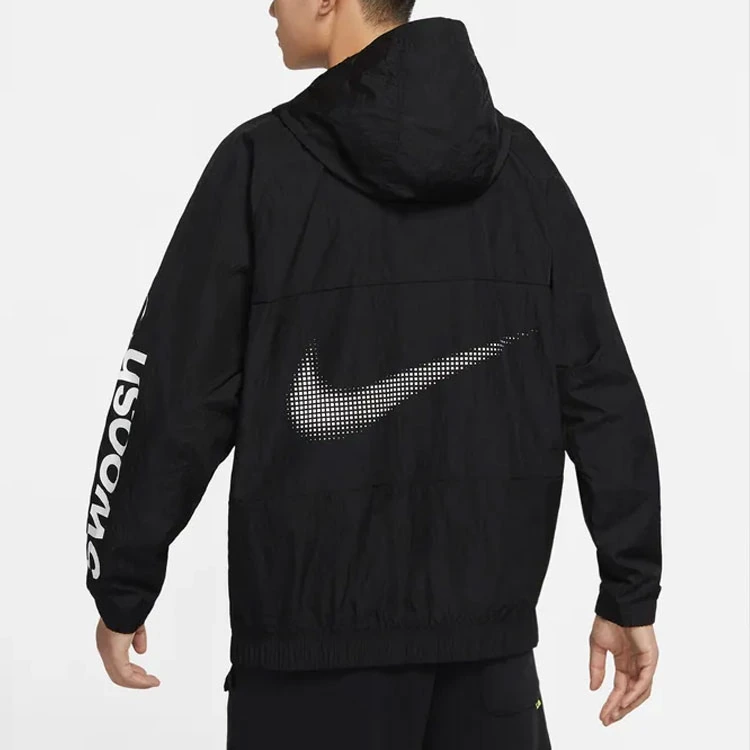 Nike Jackets Black Hooded