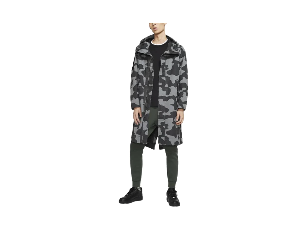 Nike Jackets Dark Gray Hooded