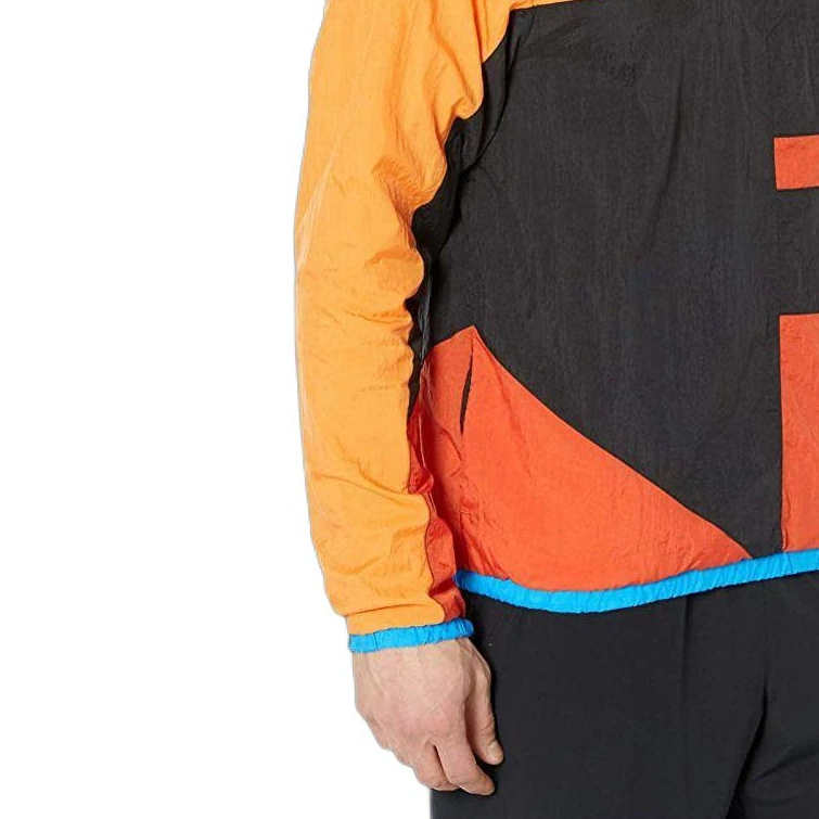 Nike Jackets Black Orange Stand Collar
