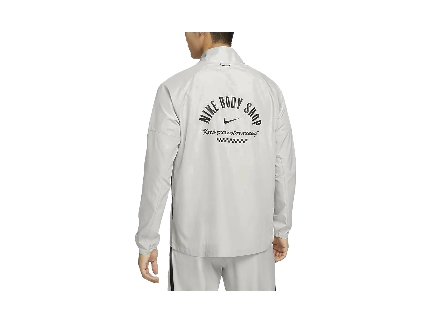 Nike Miler Jackets Gray Stand Collar
