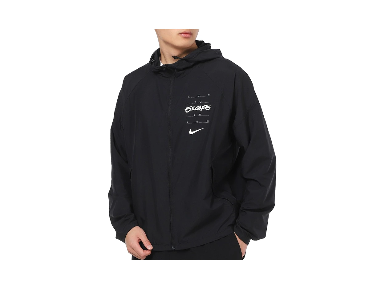 Nike Jackets Black Hooded Moderate Other