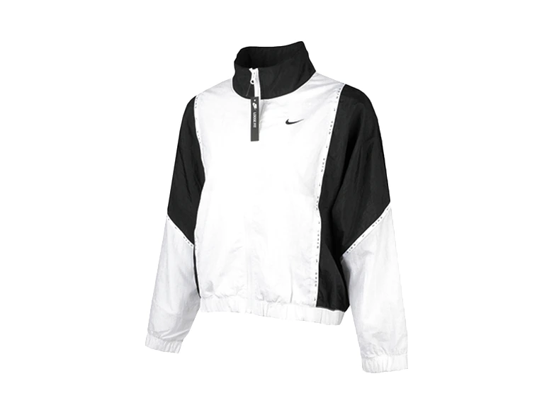 Nike Jackets White Stand Collar Moderate