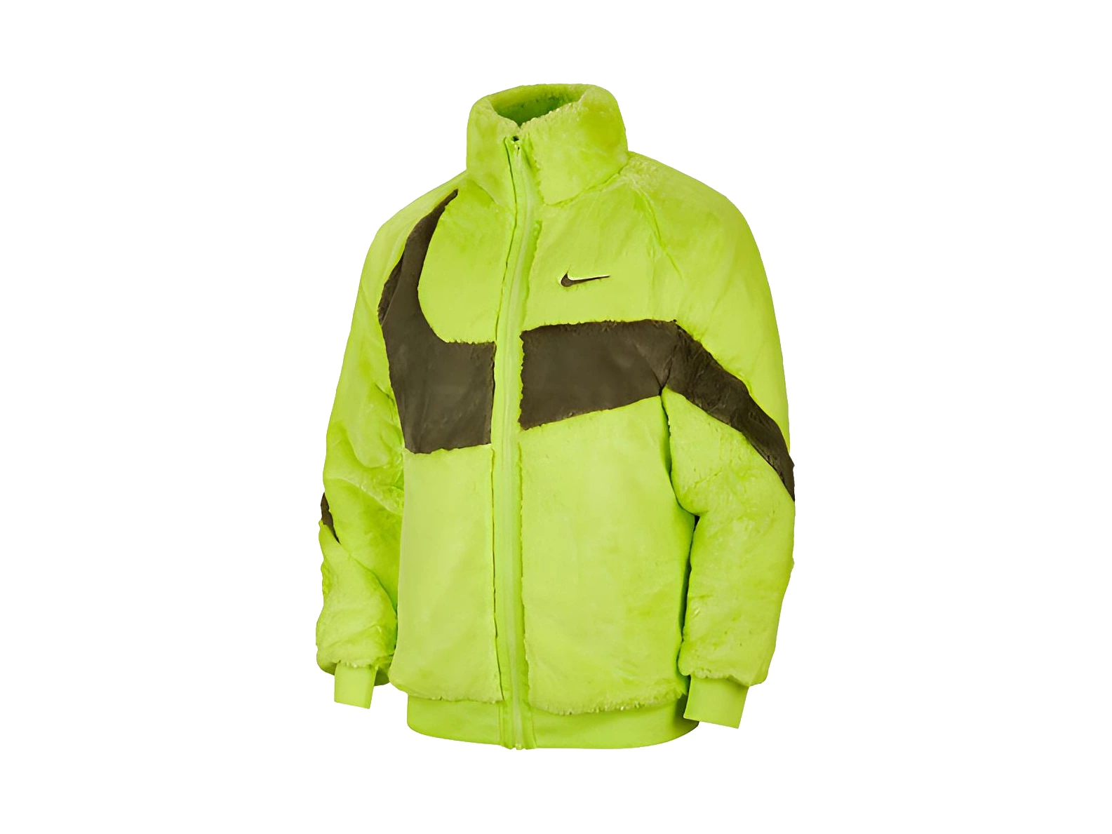 Nike Jackets Green Stand Collar Moderate