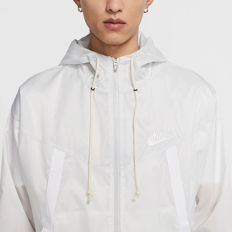 Nike Jackets White Hooded Moderate Other