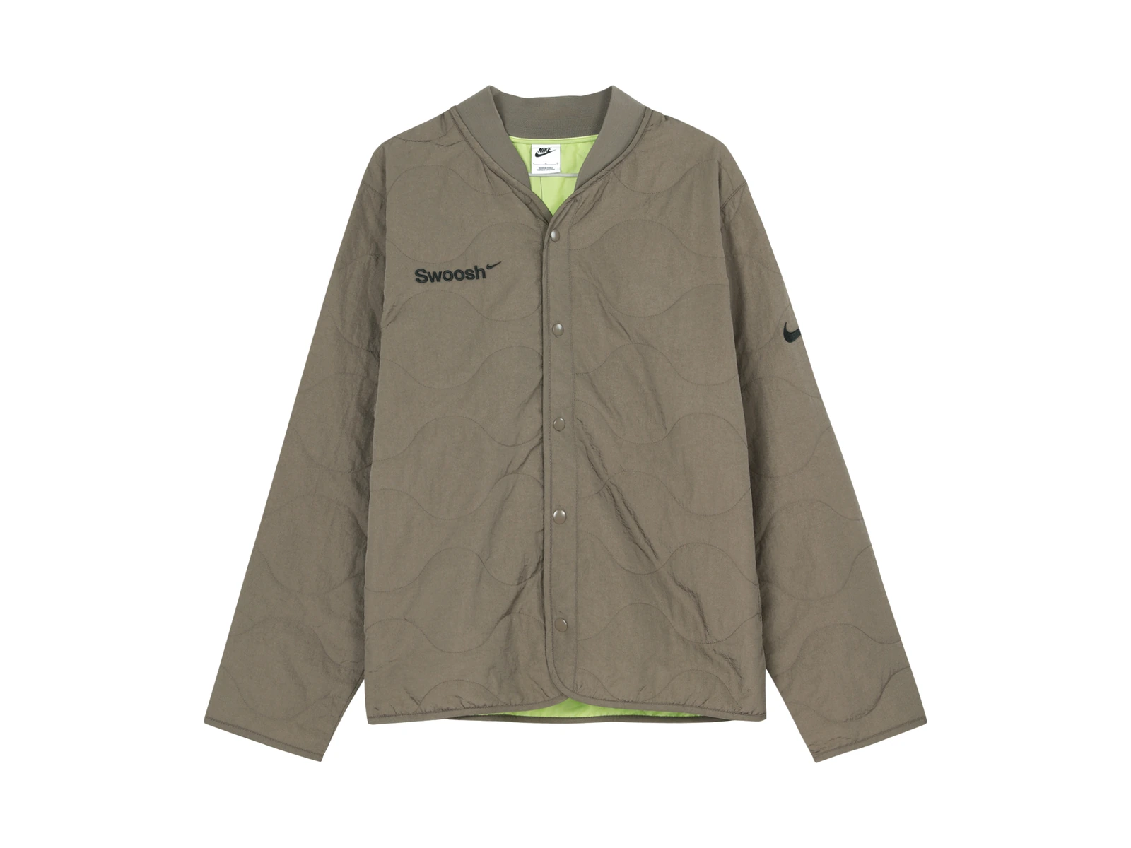 Nike Jackets Brown Baseball Collar