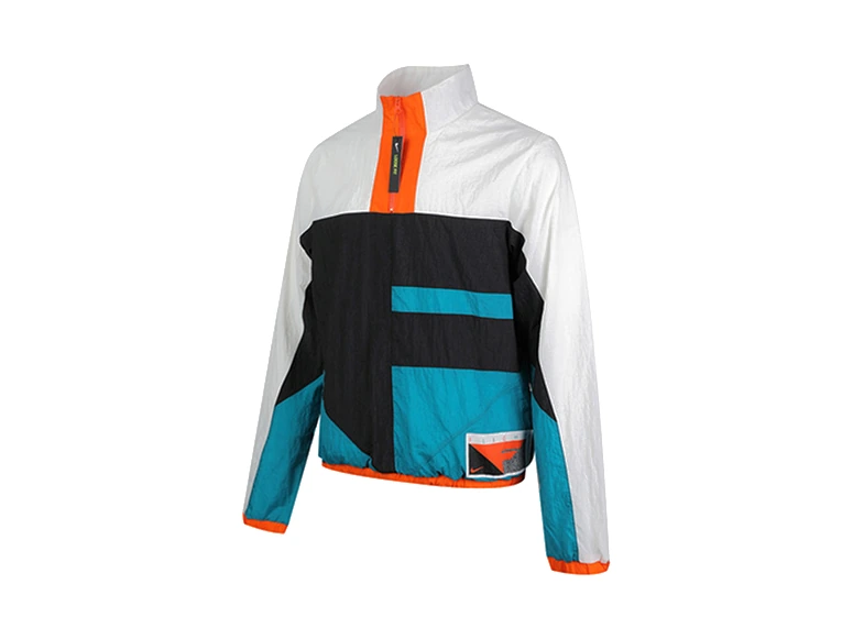 Nike Jacket White Green Black
