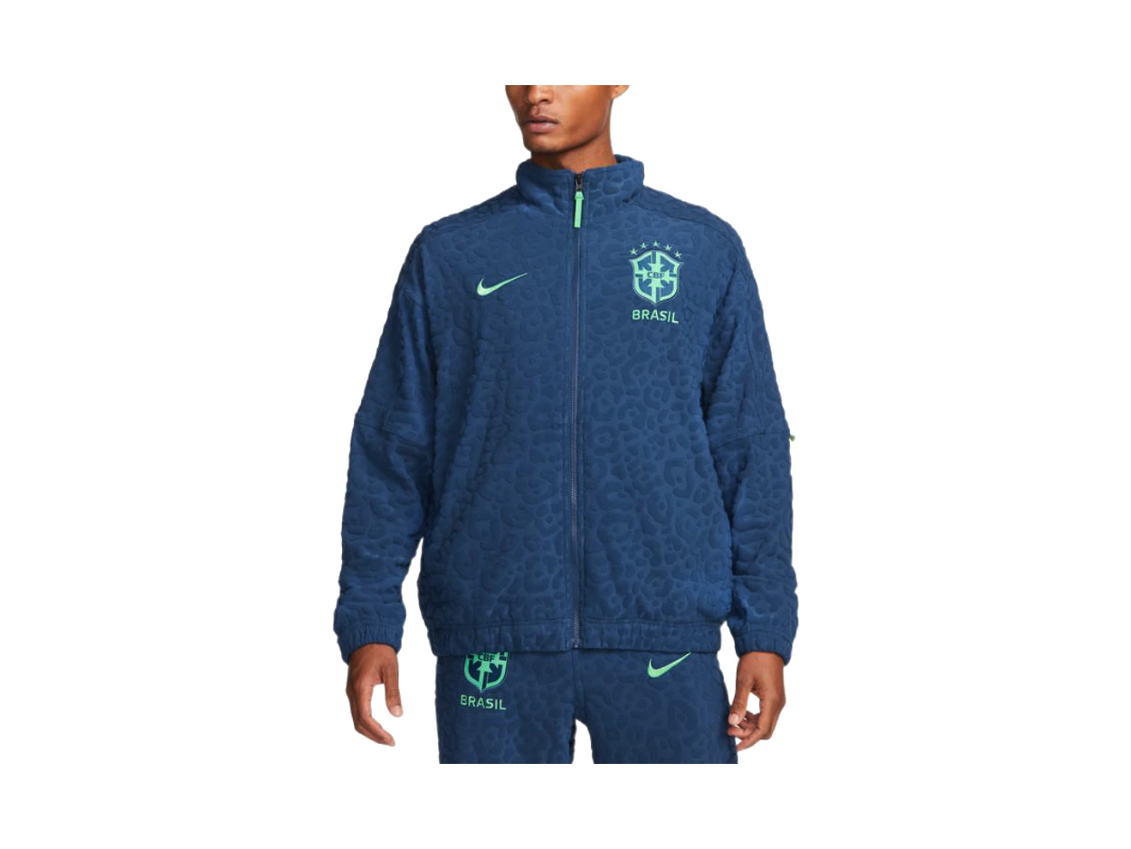Nike Jackets Blue Stand Collar Moderate