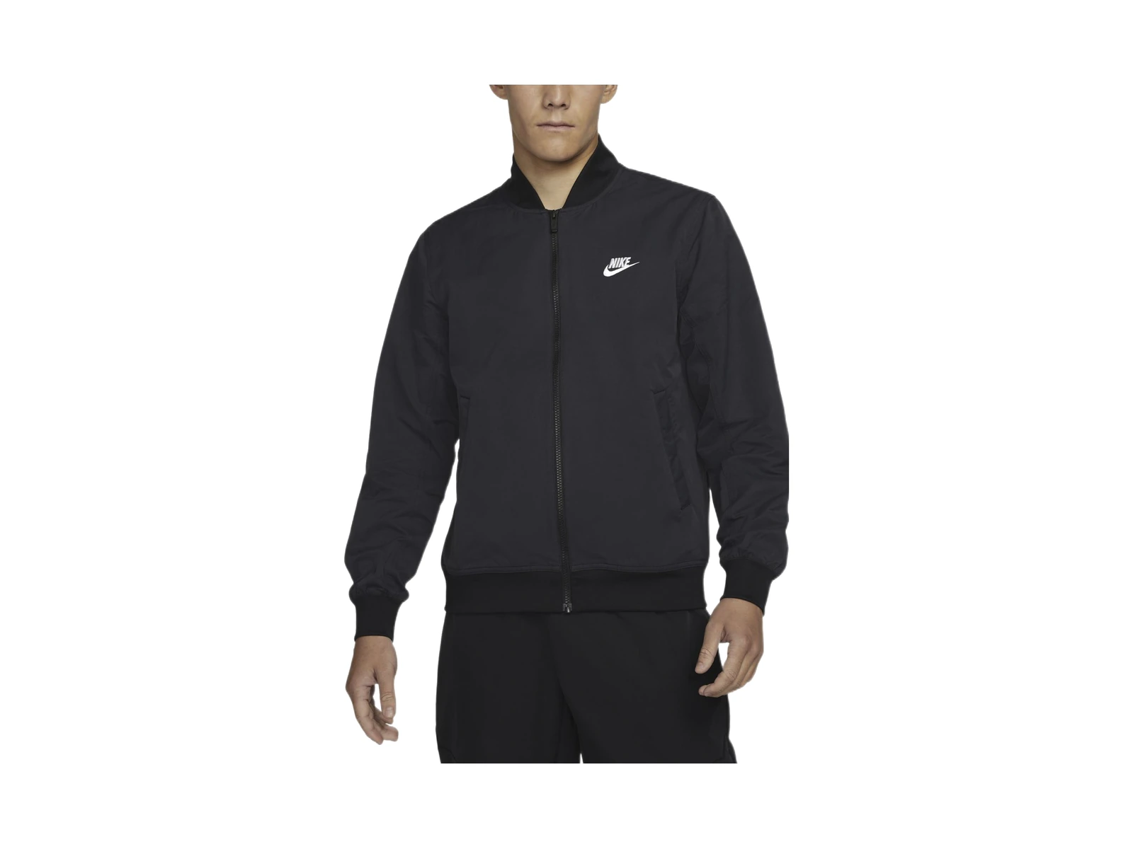 Nike Logo Stand Collar Long Sleeves