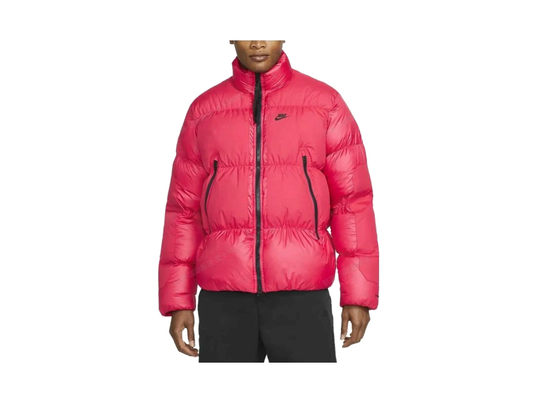 Nike Jackets Red Stand Collar Moderate