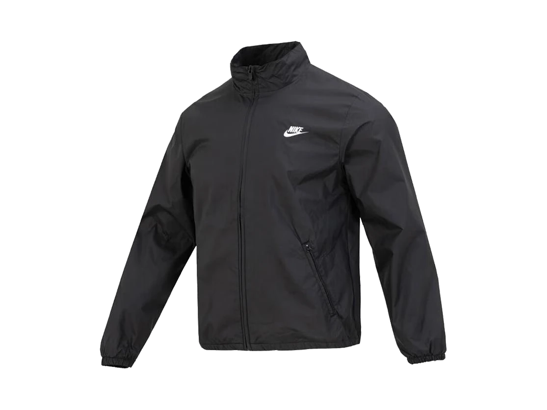 Nike Club Jackets Black Stand Collar