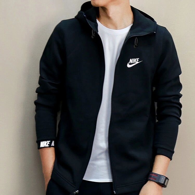 Nike Jackets Black Hooded