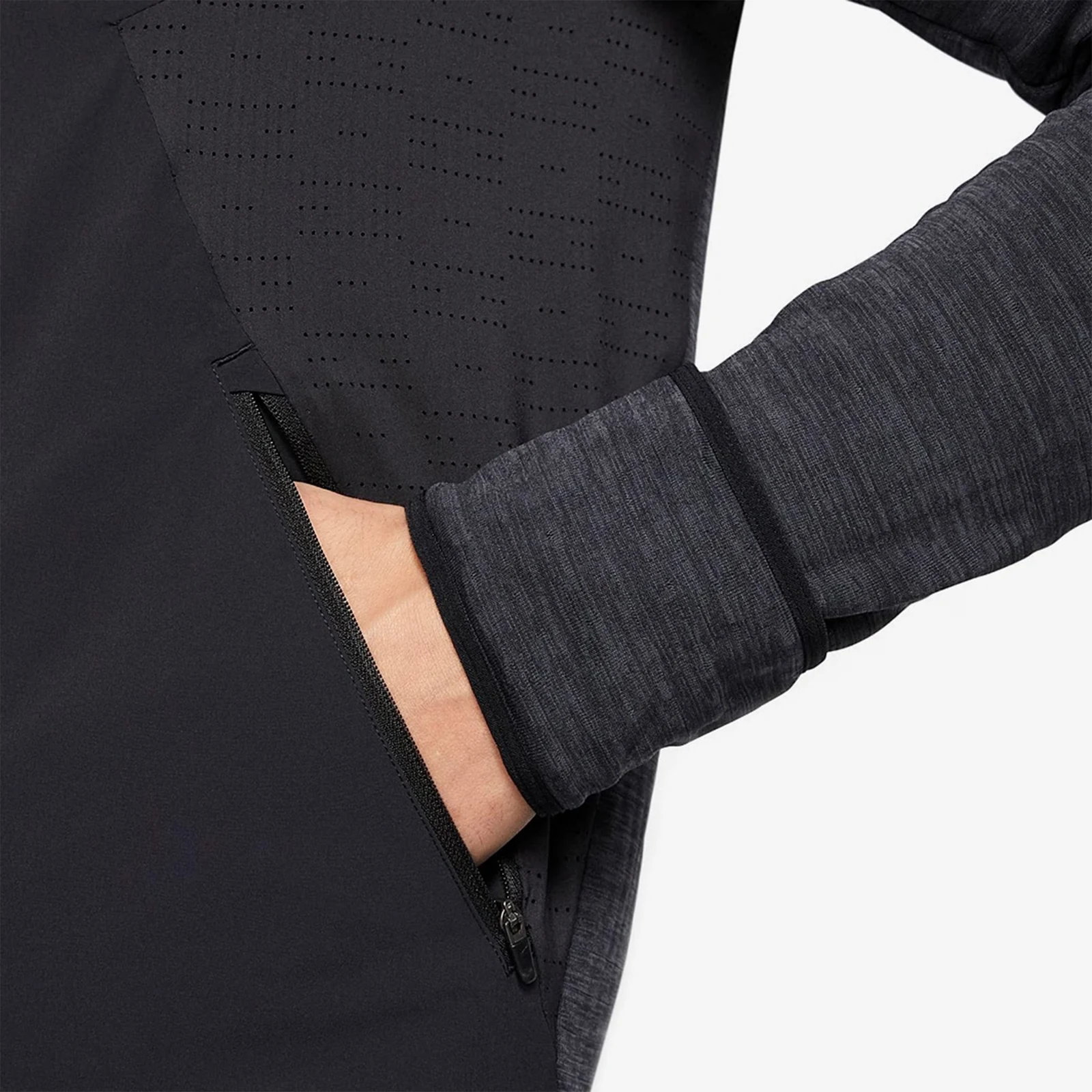 Nike Jackets Black Stand Collar Moderate