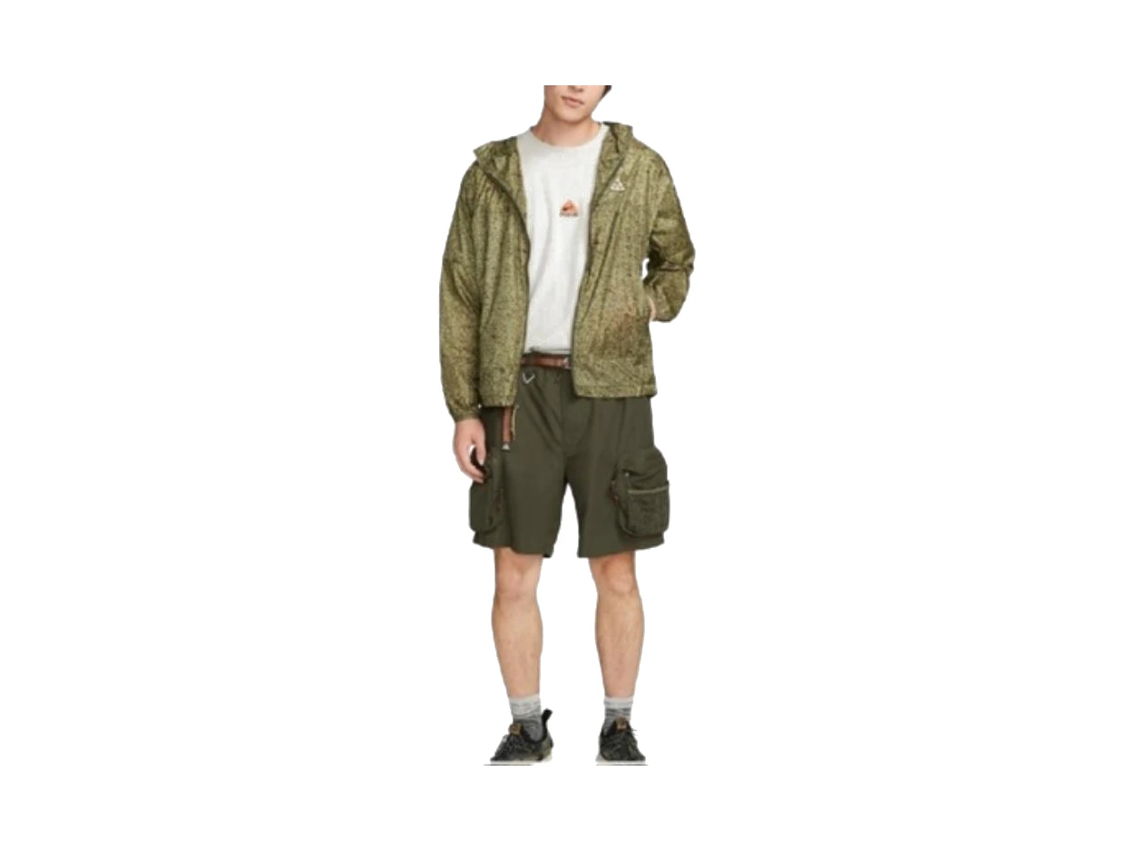 Nike Jackets Khaki Hooded Moderate Other