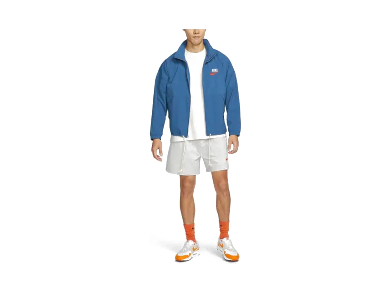 Nike Jackets Blue Stand Collar Moderate