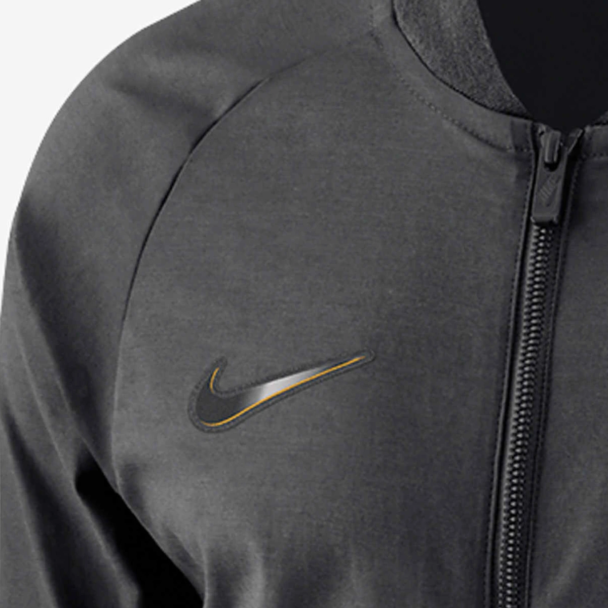 Nike Jackets Black Baseball Collar