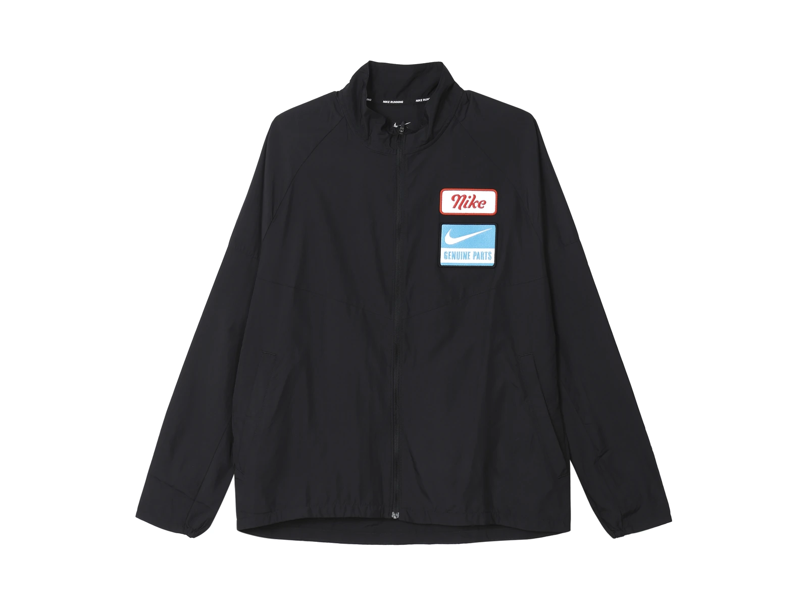 Nike Jackets Black Stand Collar Moderate