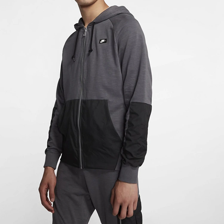 Nike Jackets Gray Hooded