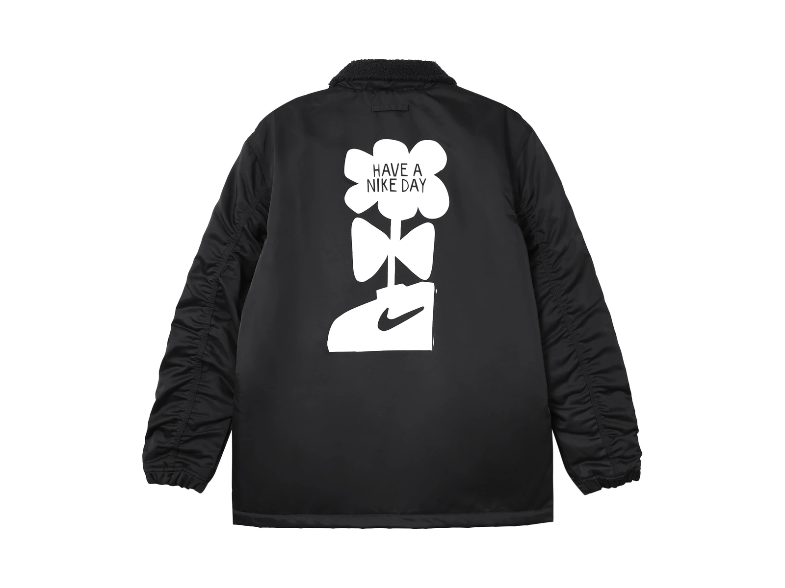 Nike Jackets Black Lapel Moderate