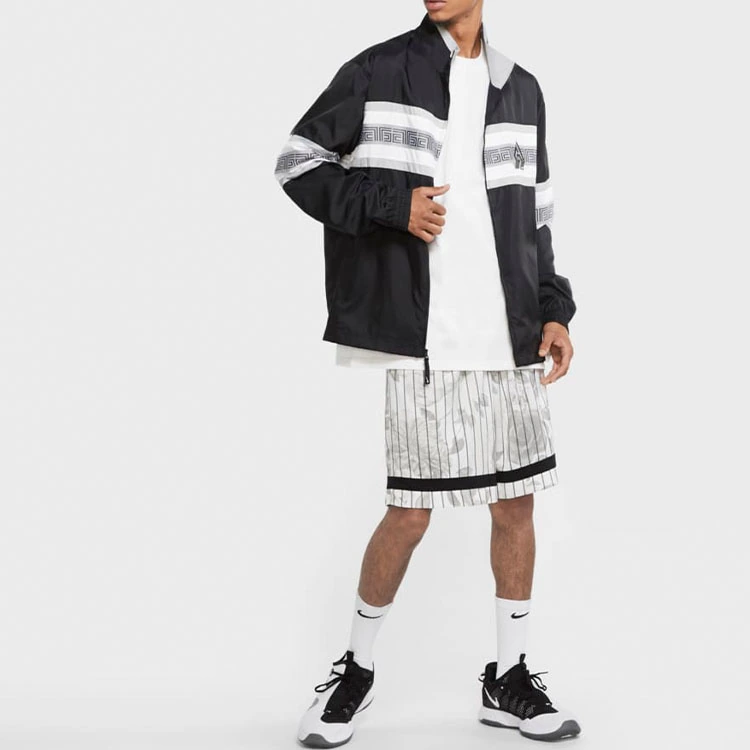 Nike Jackets Black Stand Collar Moderate