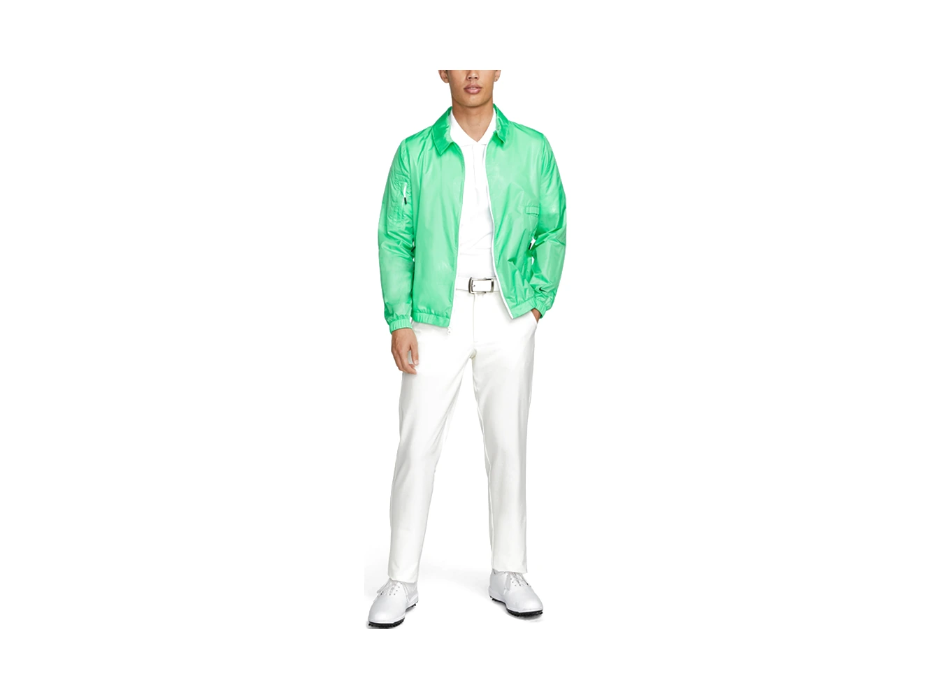 Nike Jackets Spring Green Lapel Moderate