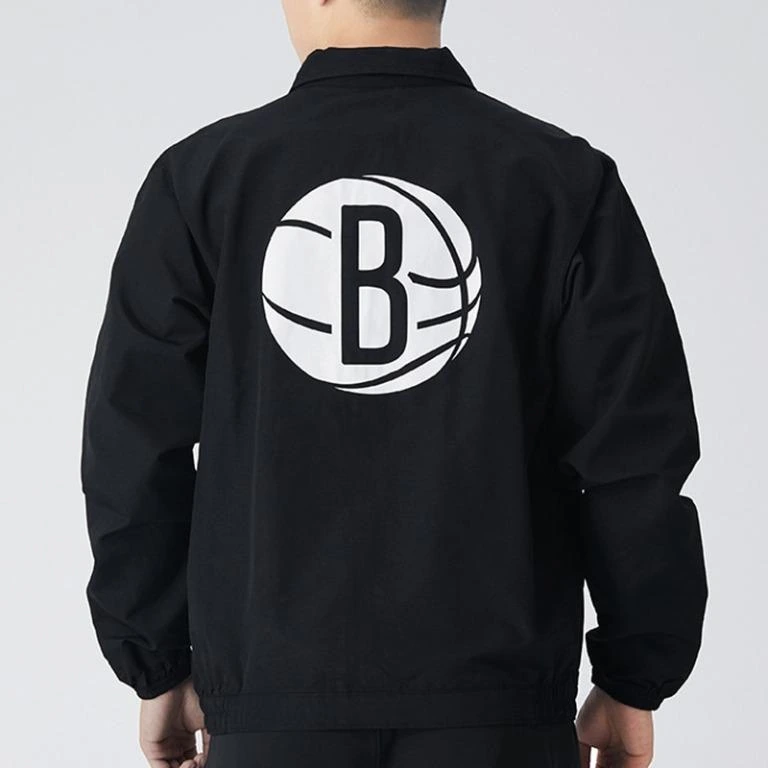 Nike Jackets Black Stand Collar Moderate
