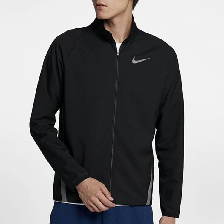 Nike Jackets Black Stand Collar Moderate