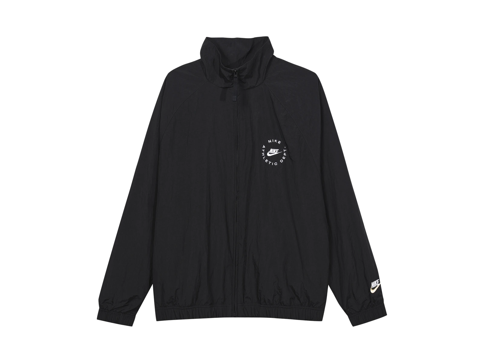 Nike Jackets Black Stand Collar Moderate