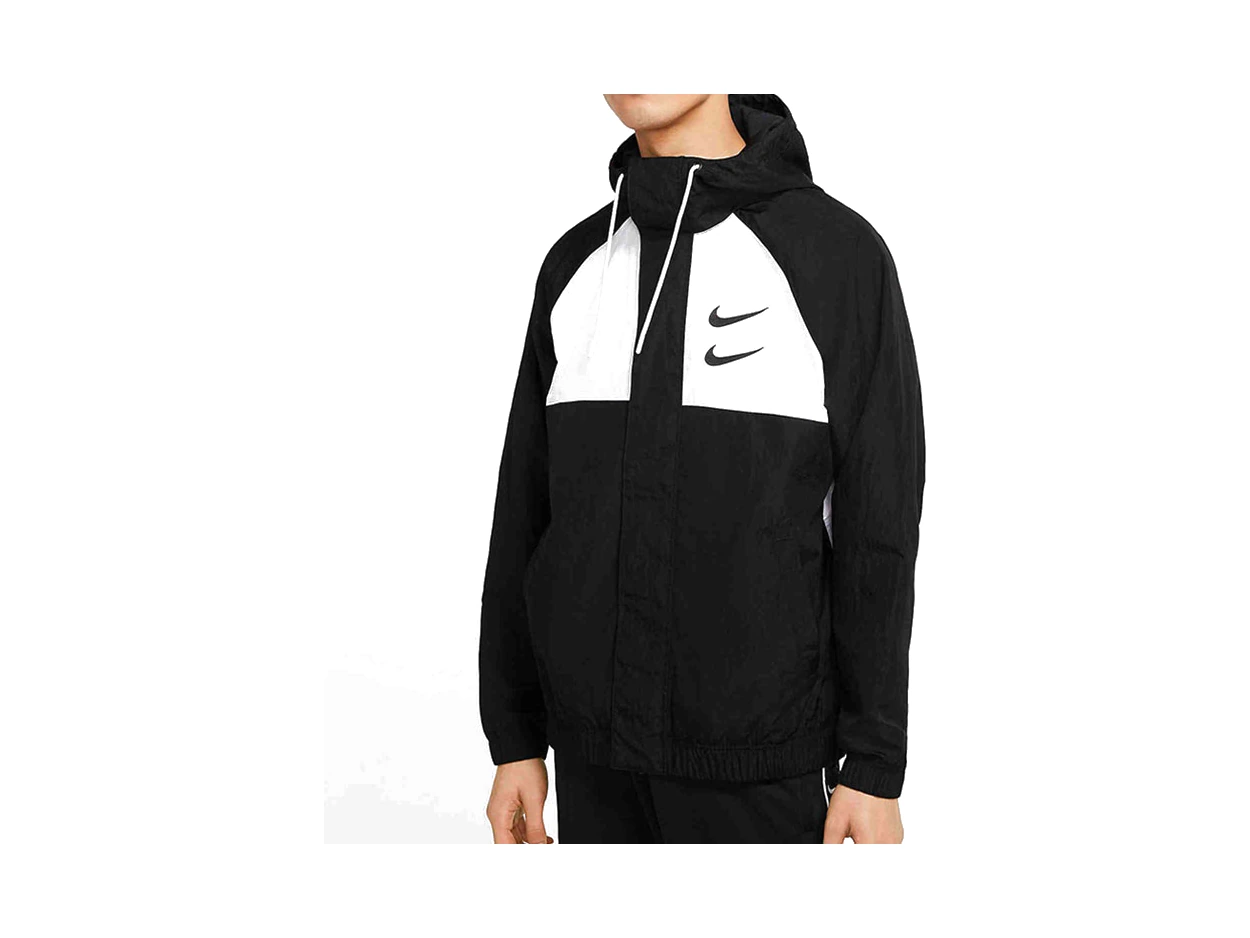Nike Woven Jackets Black Hooded