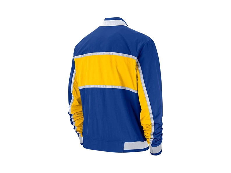 Nike colourblock-design bomber jacket