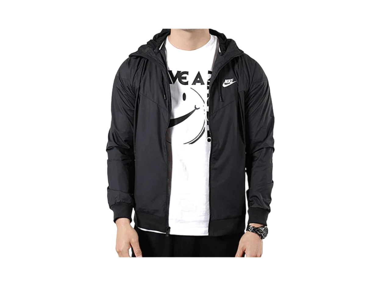 Nike Jackets Black Hooded