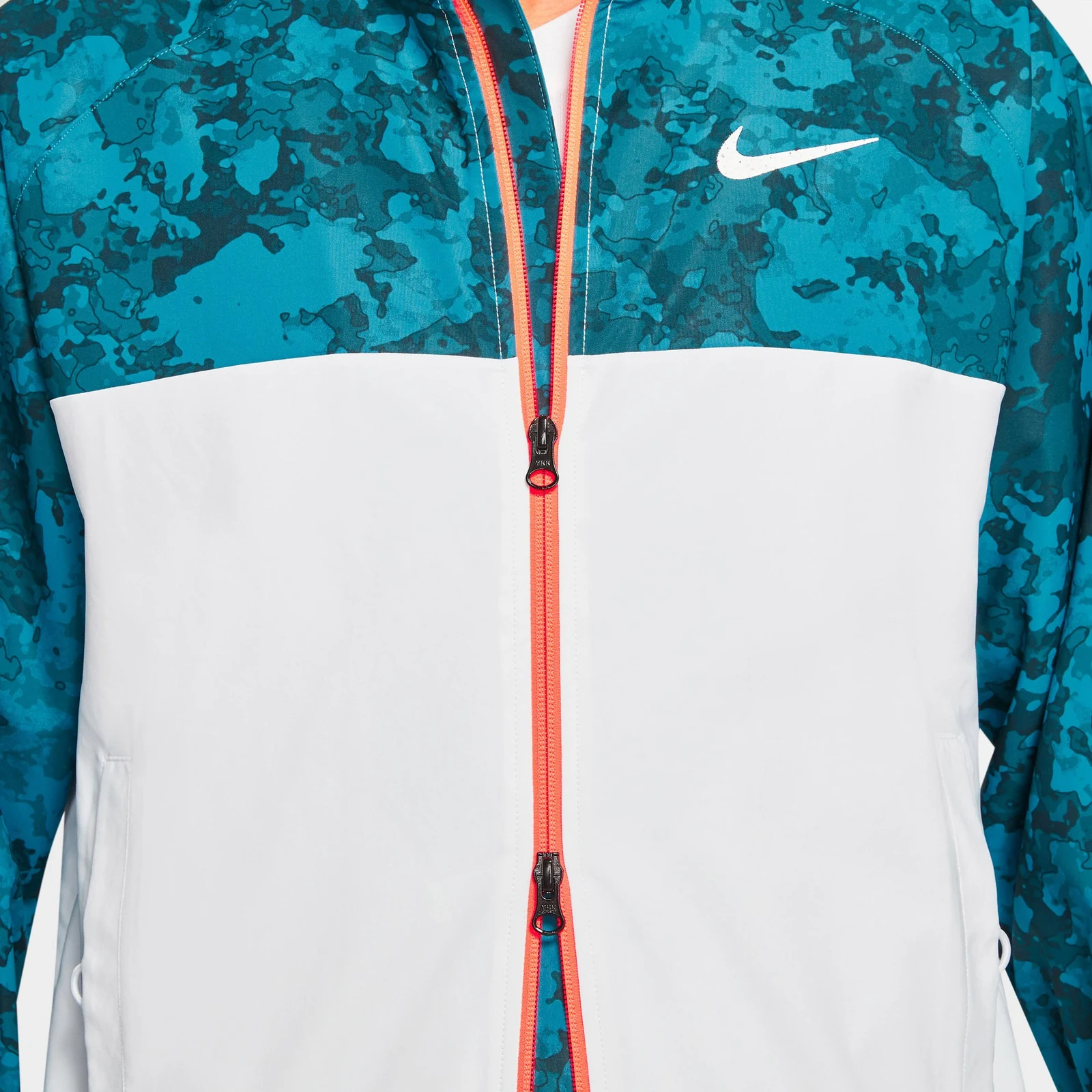 Nike Jackets Abyss Green Stand Collar