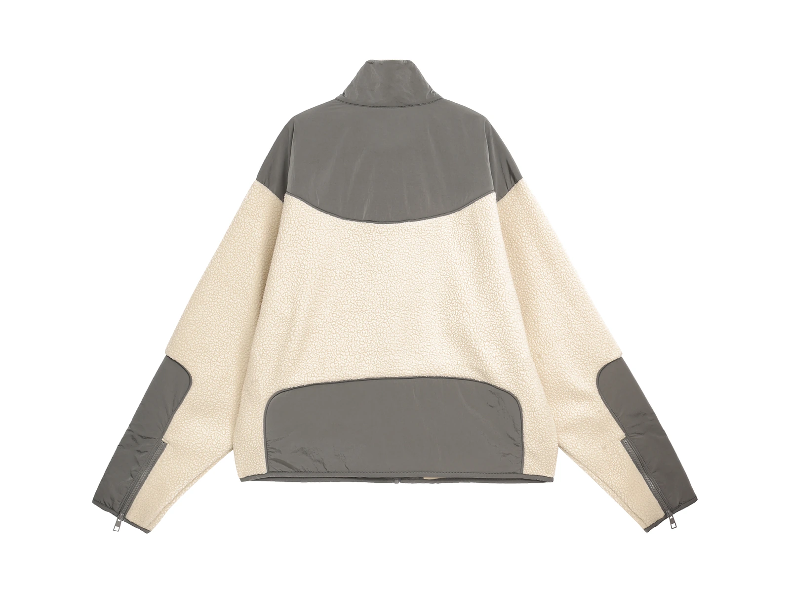 Nike Jackets Asphalt Gray Stand Collar