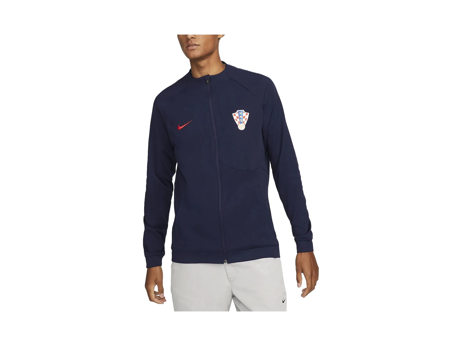 Nike Jackets Dark Blue Stand Collar