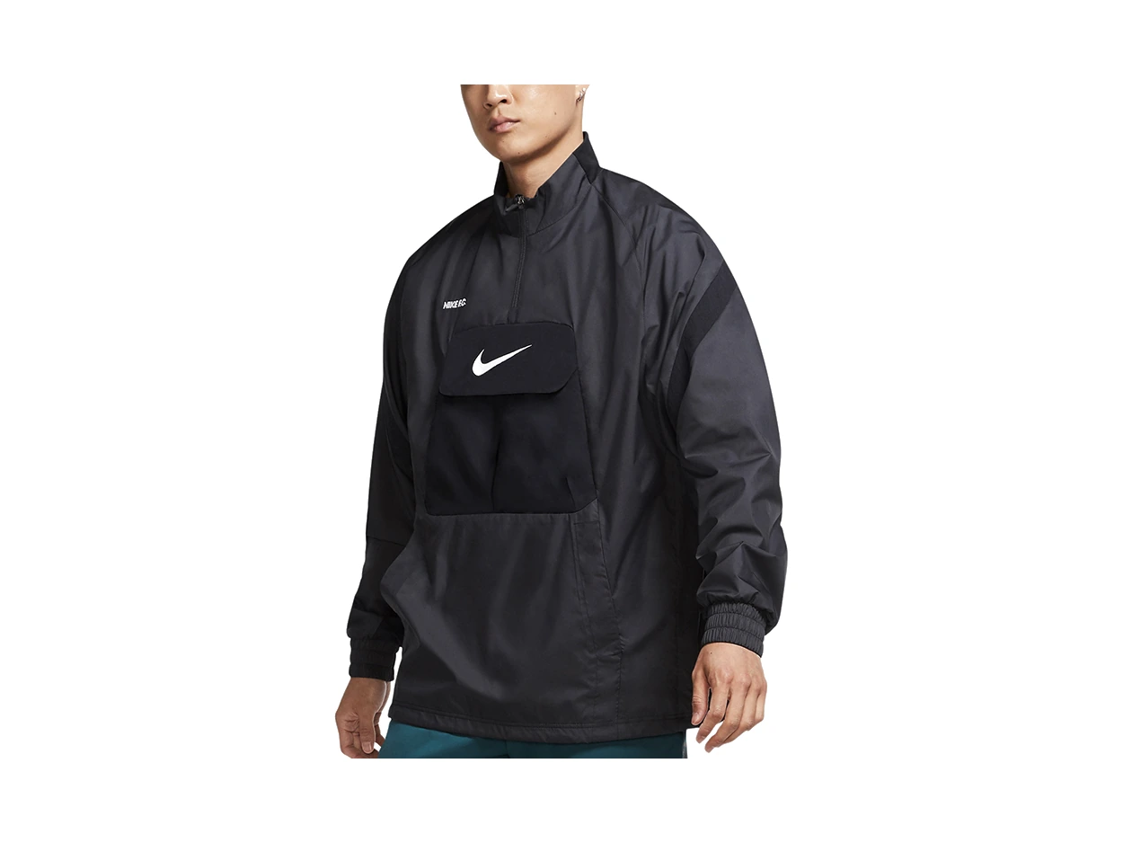 Nike Jackets Black Stand Collar Moderate