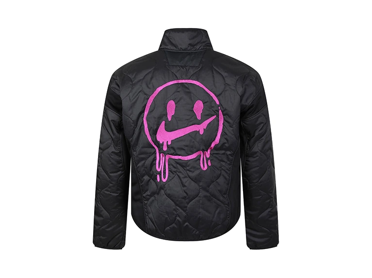 Nike Jackets Black Stand Collar Moderate