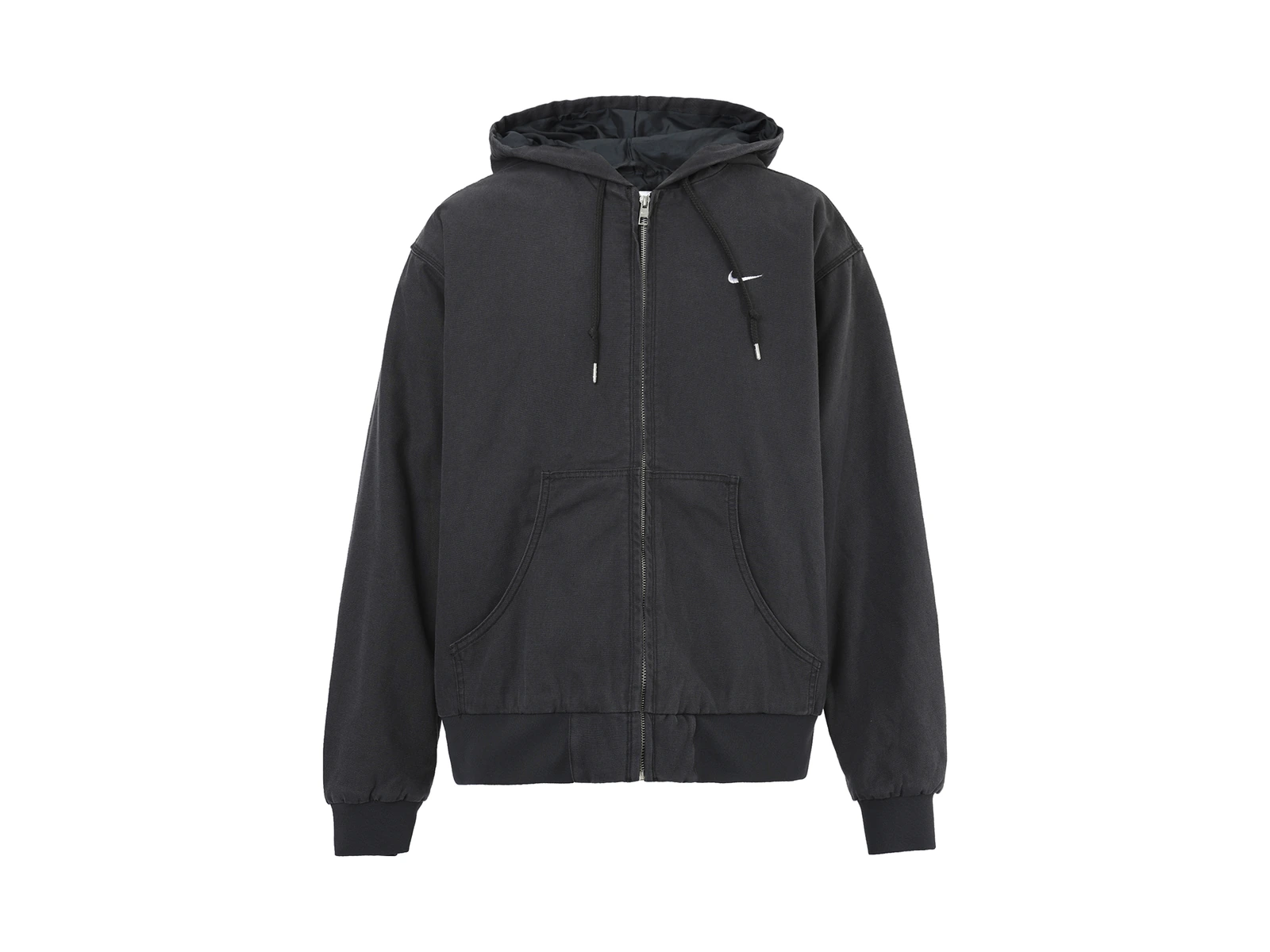Nike Logo Print Zip-Up Hooded Jacket