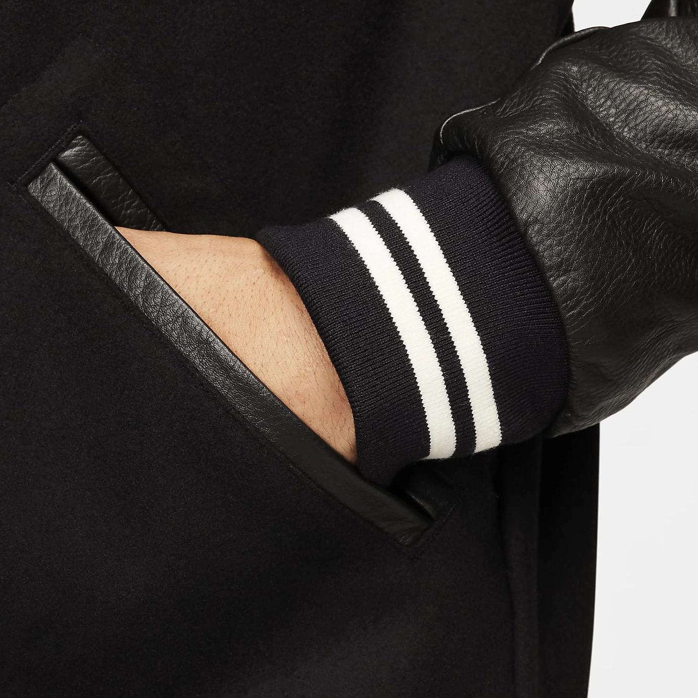 Nike Jackets Black Collarless Moderate