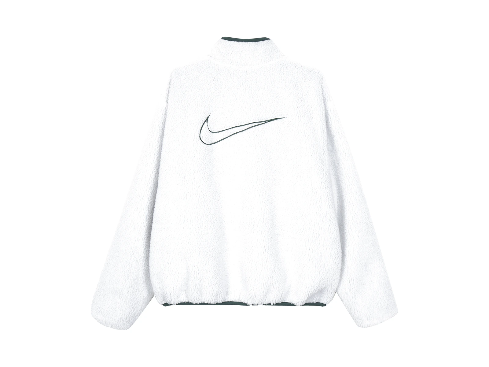 Nike Jackets White Stand Collar Moderate