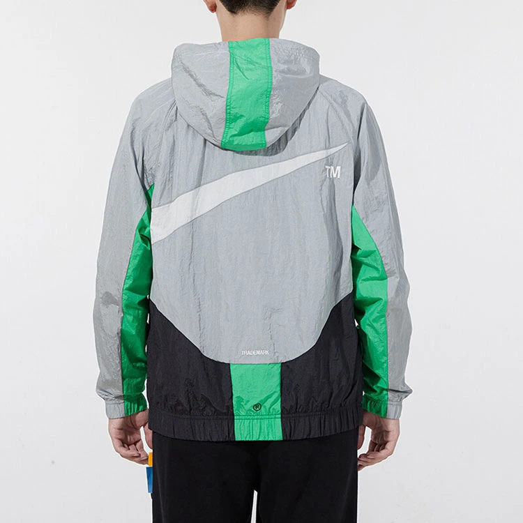 Nike Jackets Gray Hooded