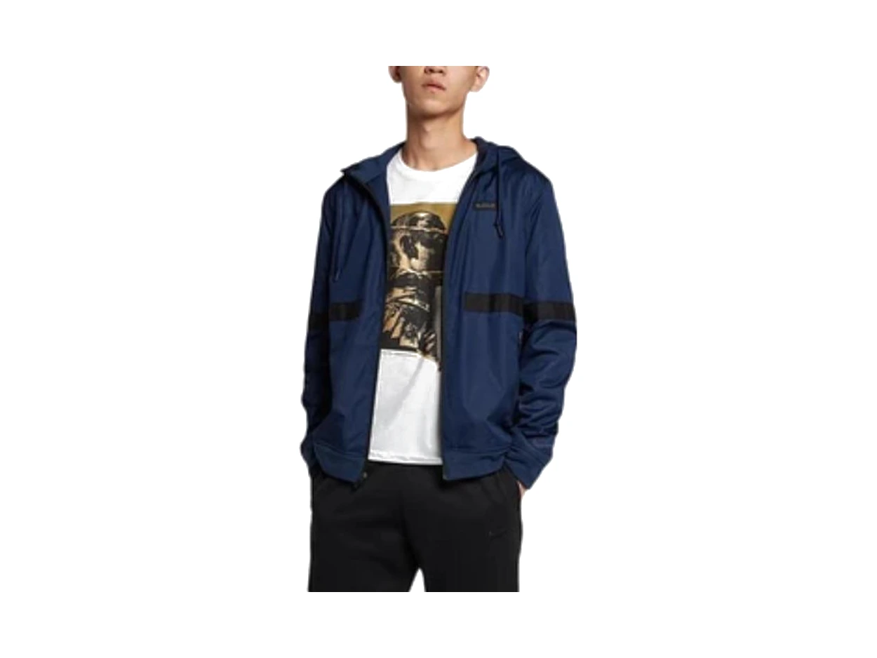 Nike Jackets Blue Hooded