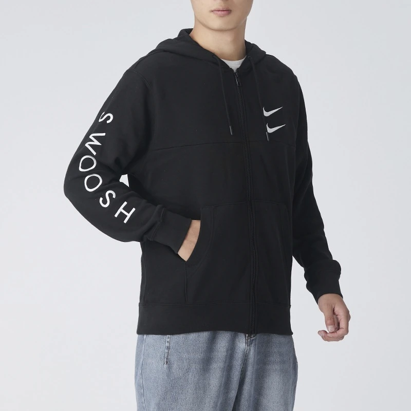 Nike Jackets Black Hooded Moderate Other