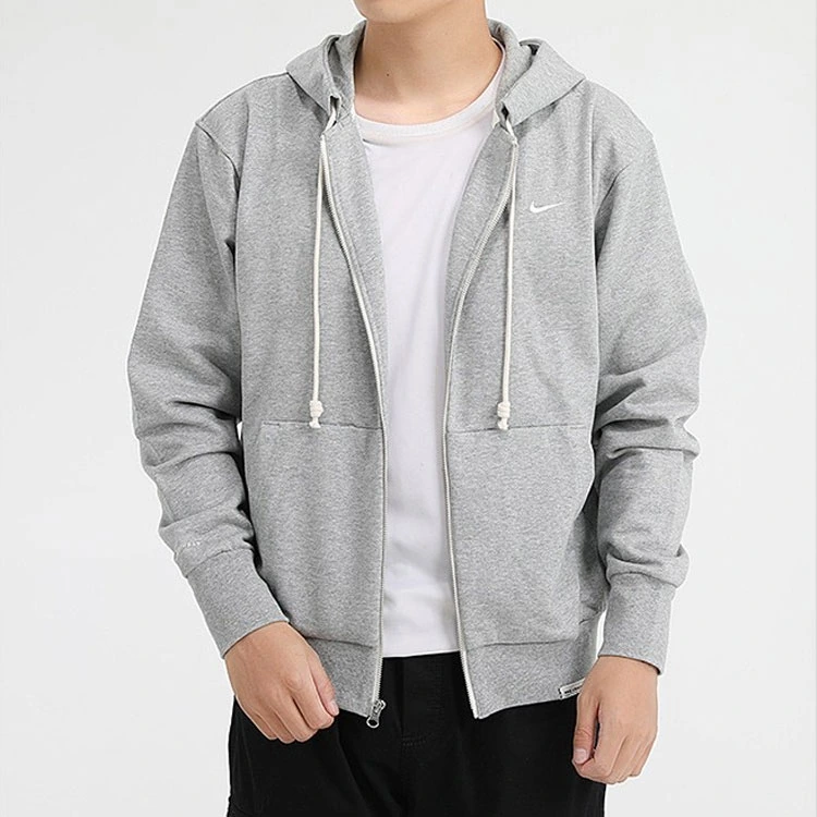 Nike Jackets Light Gray Hooded Moderate
