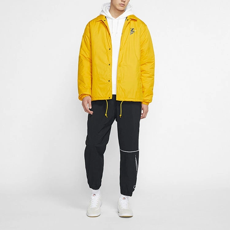 Nike Jackets Yellow Lapel Moderate Other